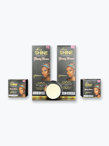 Miss Shine Skin Lightening & Glowing Cream | Specially for Black Skin (12 Pcs)