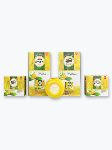UBE Gold Urgent Beauty Cream | Pure 24K Gold Essence for Fairness & Acne (12 Pcs)