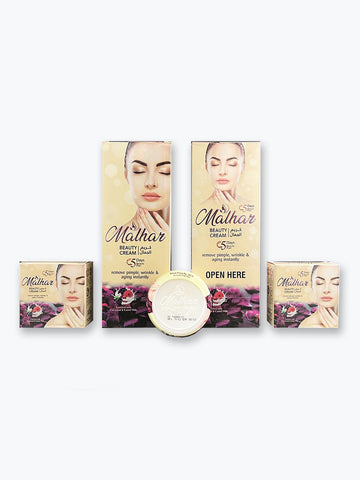 Malhar Beauty Cream | 5-Day Solution to Remove Pimple, Wrinkle & Aging Instantly (12 Pcs)